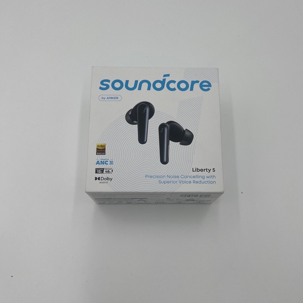Soundcore Liberty 5 True Wireless Earbuds Black ANC 30 Hi Res Audio Dolby